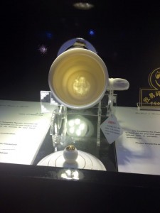 元首杯 杯里寿星图案